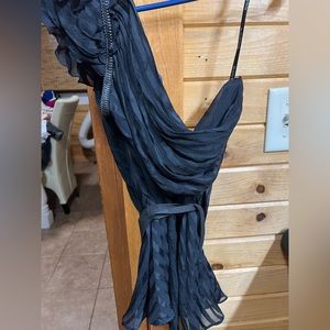 BEBE one shoulder top